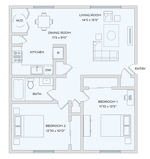 Lake Castleton Apartment Homes | Indianapolis, IN | Floor Plans
